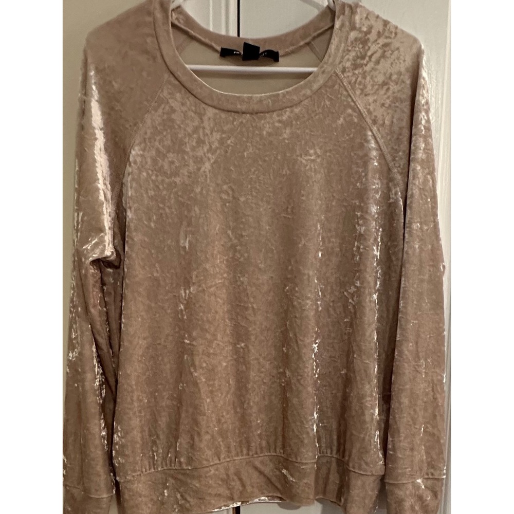 Fifteen Twenty Women's Small Velvet Long Sleeve Pullover  Top Shirt from Revolve